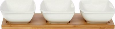 Cryspo Trio Ορντερβιέρα 3 Θέσεων Πορσελάνης 'Lotos Bamboo' 65000134